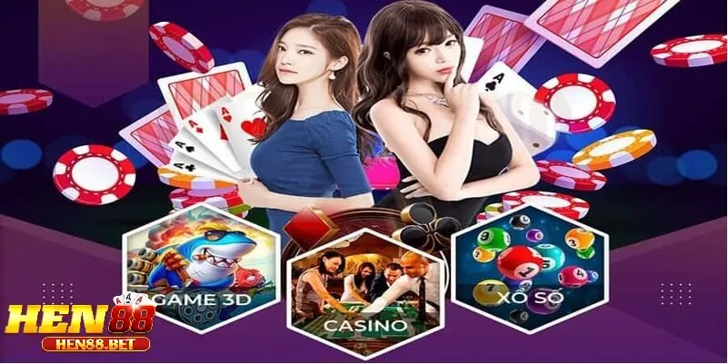 Đa Dạng Trò Chơi Đỉnh Cao Tại Live Casino Hen88